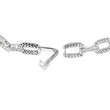 Sterling Silver Diamond Bracelet