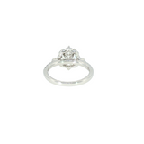 14k White Gold 1.85 ctw Vintage Inspired Diamond Engagement Ring