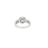 14k White Gold 1.25 ctw Nature Inspired Diamond Engagement Ring
