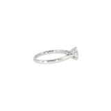 14k White Gold 1.11 ctw Solitaire Diamond Engagement Ring