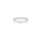 14k White Gold 0.25 ctw Channel Set Diamond Band