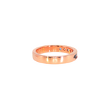 14k Rose Gold Channel Set 0.29ctw MT Yogo Sapphire Women's Ring